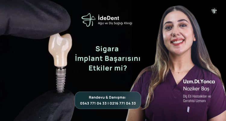 sigara implant implant sonrası sigara, peri-implantitis, osseointegrasyon, implant başarı oranı